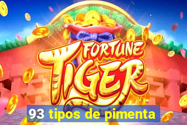 93 tipos de pimenta